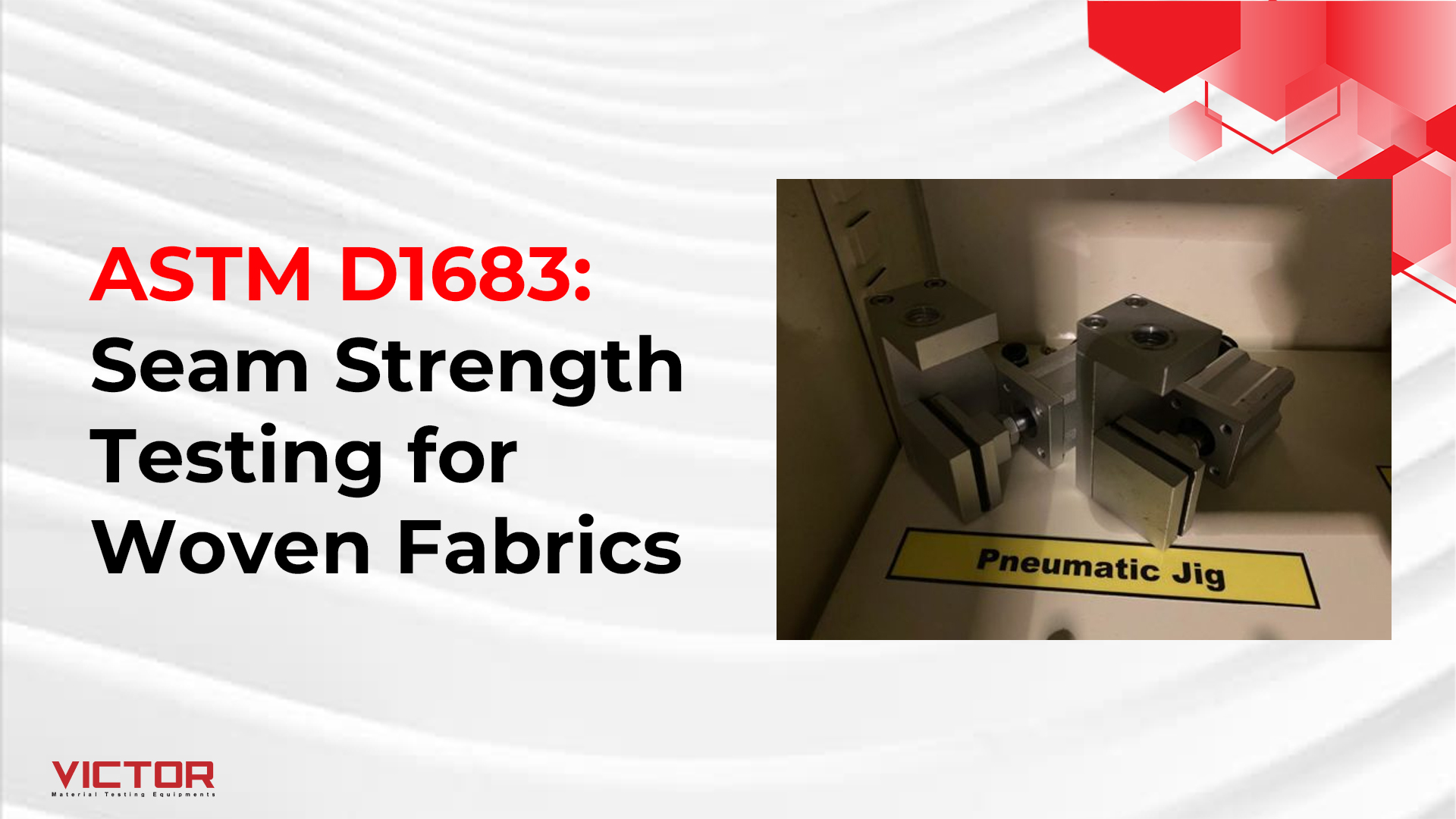 ASTM D1683: Seam Strength Testing for Woven Fabrics